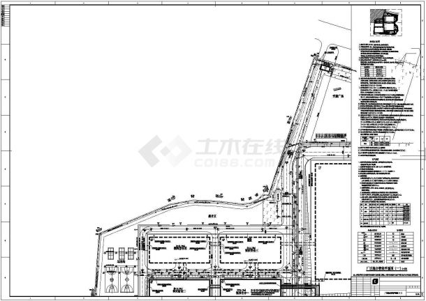 某工厂厂区内综合管线布置工程设计方案图-图二