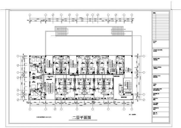 某大酒店全套详细电气设计及施工CAD图-图二