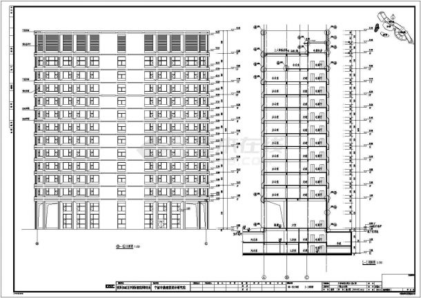 宁波远洲大酒店二期工程建筑设计施工图-图二