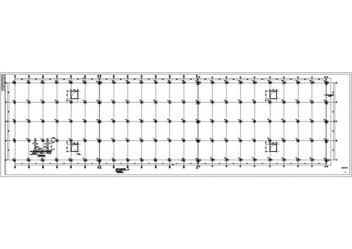 某研发车间框架结构结构施工图设计_图1