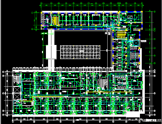 医院综合楼强弱电设计CAD施工图_图1