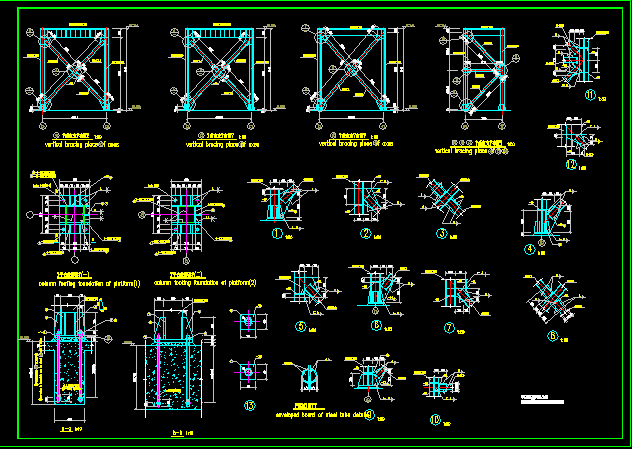 某水泥厂熟料库结构CAD施工设计图纸_图1