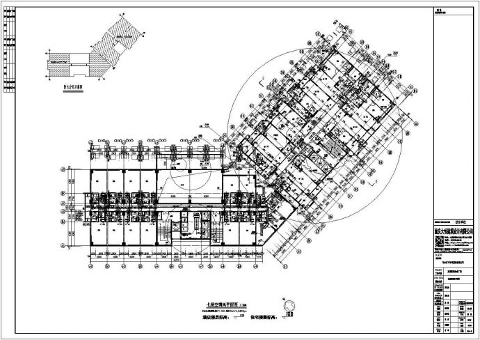 某地国际商业广场18层综合楼暖通设计施工图_图1