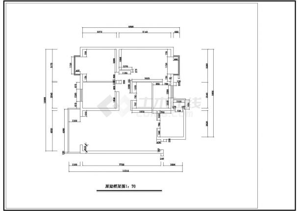 仪征某处家装室内装修设计方案图-图一