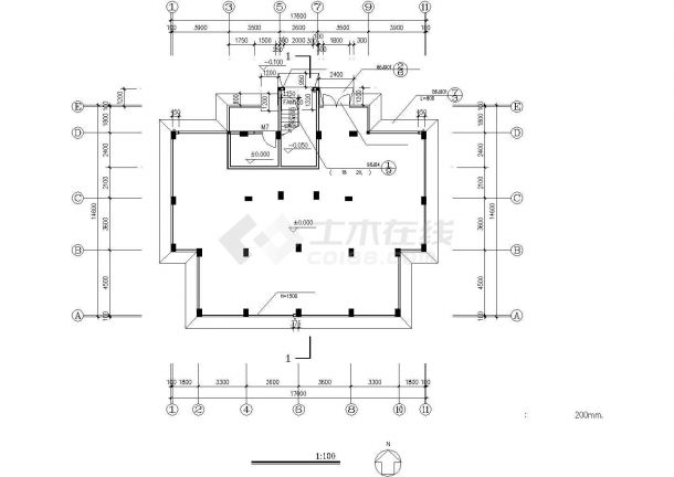 高层住宅房建筑施工CAD设计图纸-图一