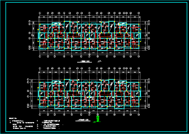 北方六层框架住宅楼建筑cad结构施工方案设计图_图1