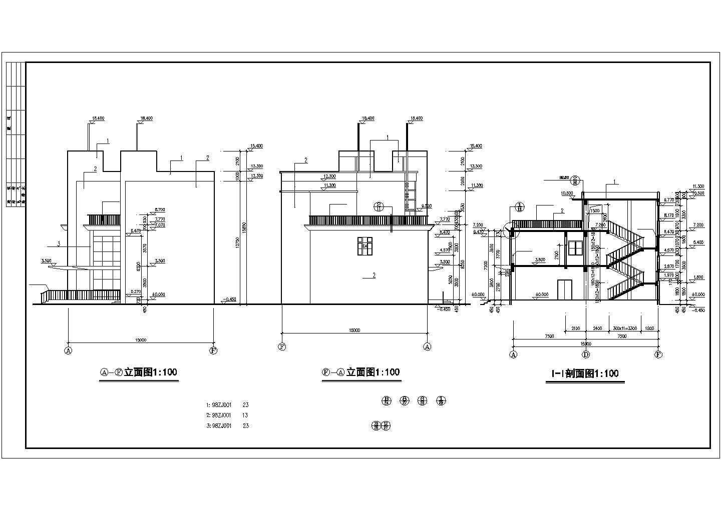 小区会所建筑施工CAD设计图纸方案