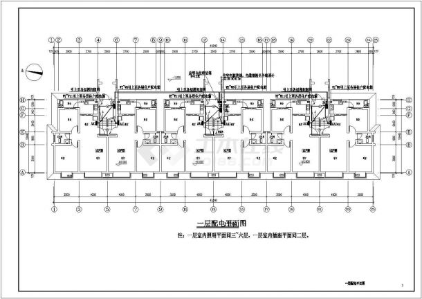 四川绵阳市某6层住宅电气设计施工图-图二