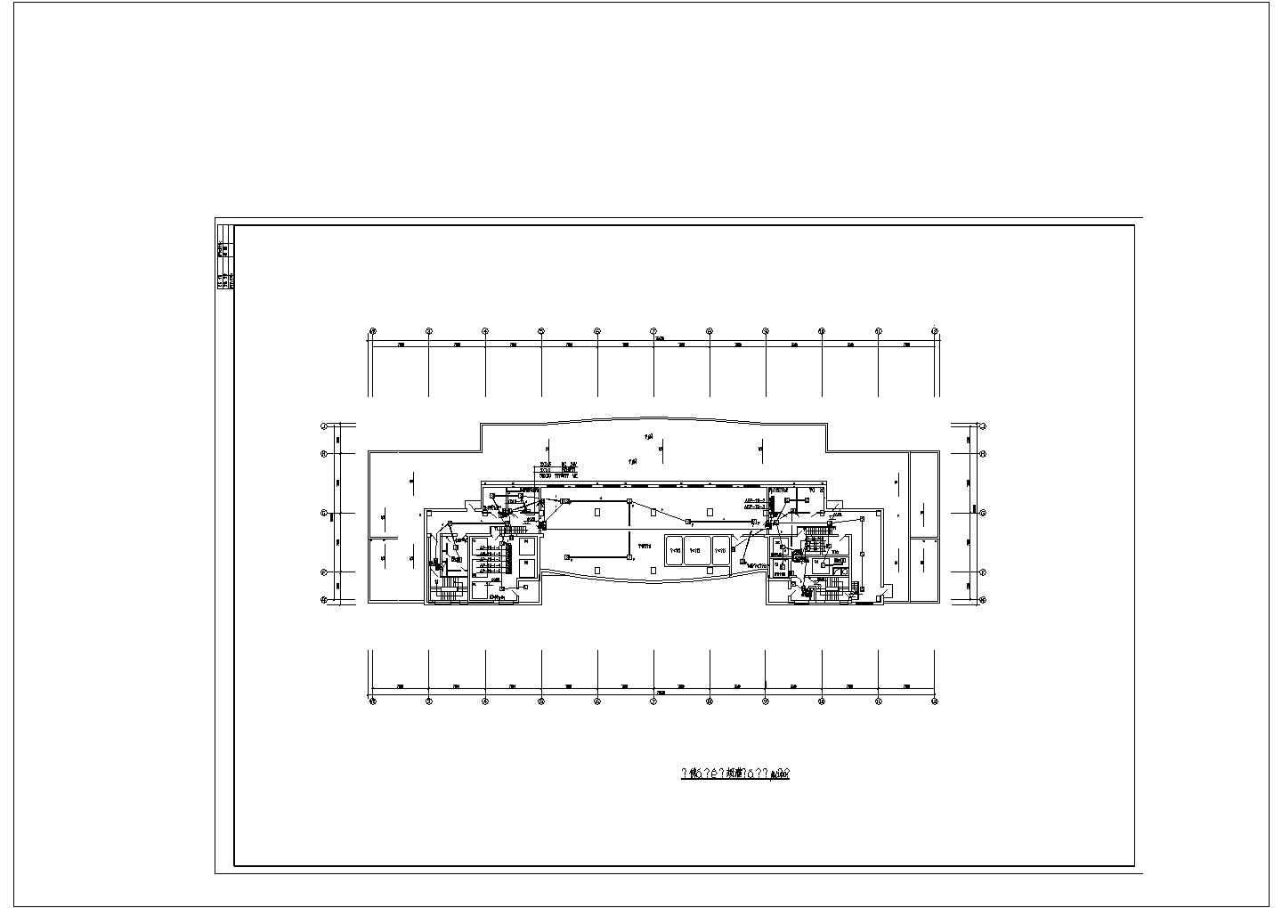 星级大饭店消防全套详细电气设计施工CAD图