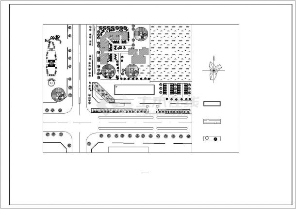 某小区住宅楼建筑施工CAD设计图纸全套方案-图二