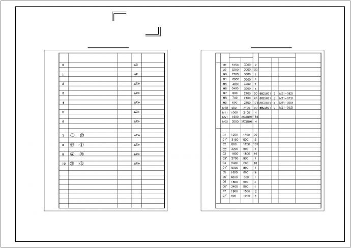 工业区宿舍建筑施工CAD设计图纸_图1