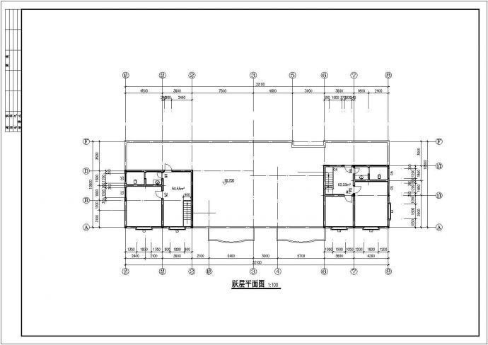 蝴蝶园住宅楼建筑施工CAD设计图纸_图1