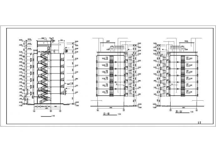 华侨新村住宅建筑施工CAD设计图纸_图1