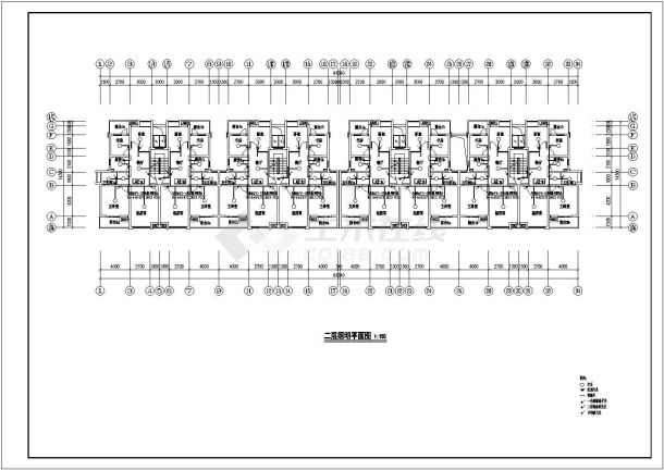 某地6层多层住宅楼电气设计全套施工图-图二