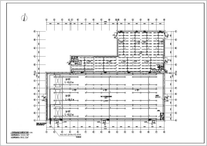 某三层工业厂房电气照明设计施工图_图1