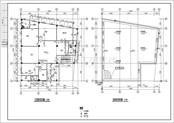某住宅出租屋建筑施工CAD设计图纸-图二