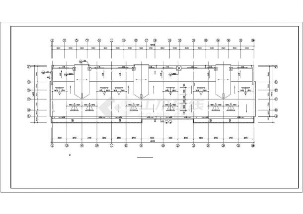 某住宅楼房建筑施工CAD设计图纸方案-图一