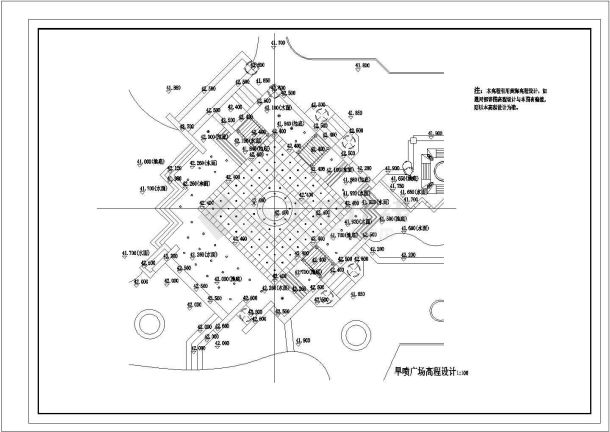 某地比较好的园林假山建筑设计施工图纸（共3张）-图二