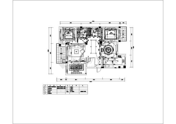 福建某精品复式住宅楼装修设计施工图-图二