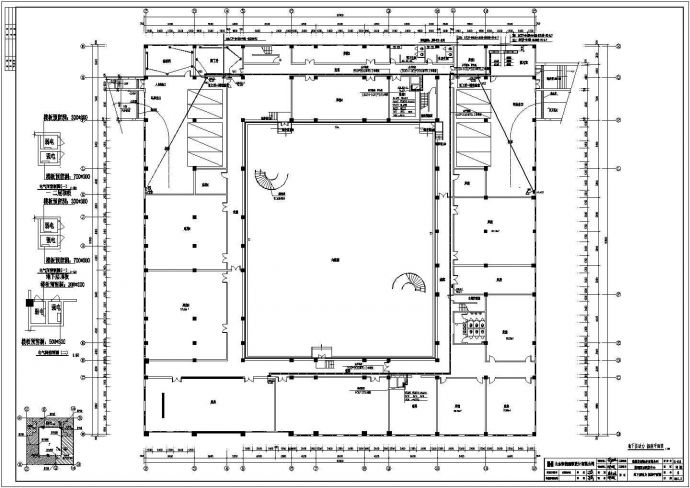 某三层工厂研发实验楼电气设计图纸_图1