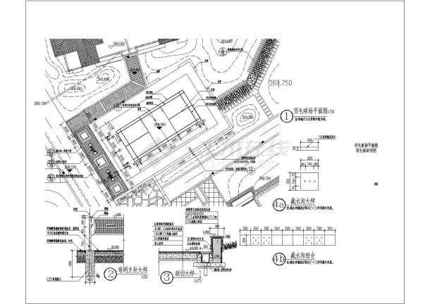 某地区现代简欧风格景观设计施工图纸-图一