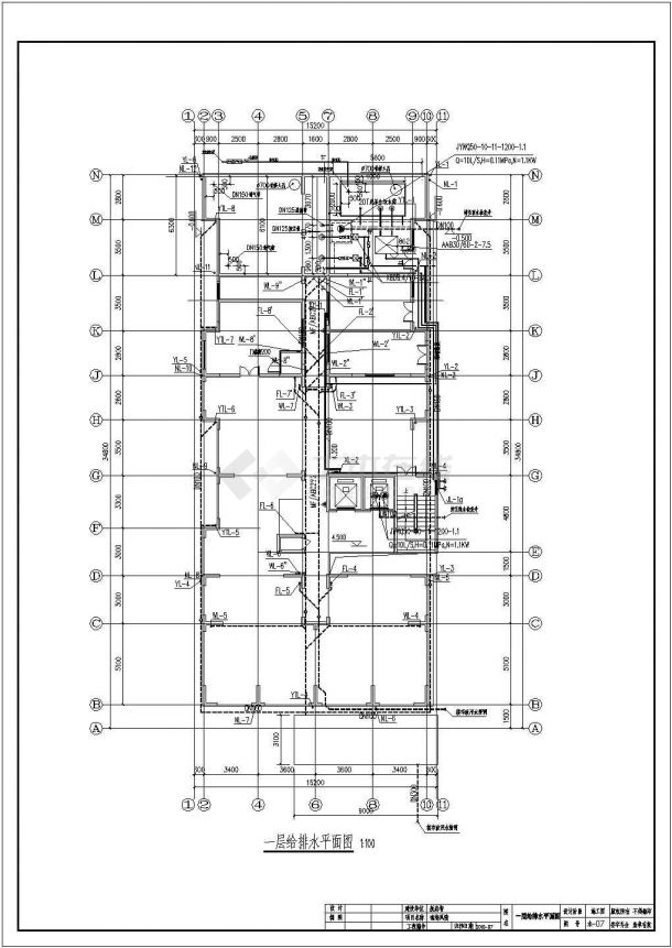 海南省三亚市某地十三层短肢剪力墙结构住宅建筑设计施工图纸-图一