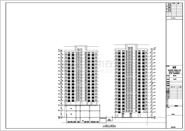 某地32层高层商住楼建筑设计方案图-图二