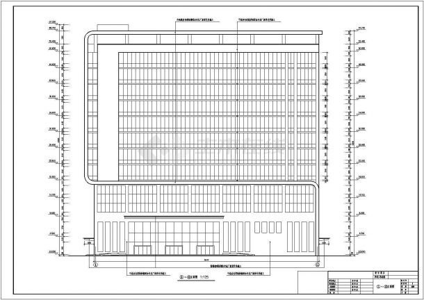 某地十二层框剪结构儿童医院建筑设计施工图纸-图一