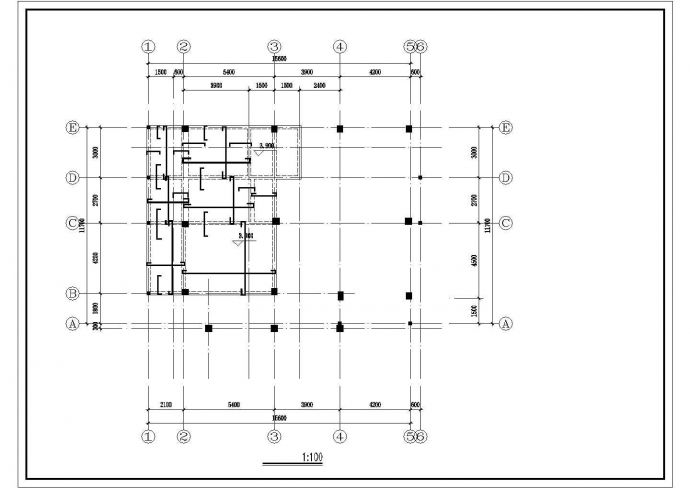 错层别墅建筑结构施工图纸（共23张）_图1