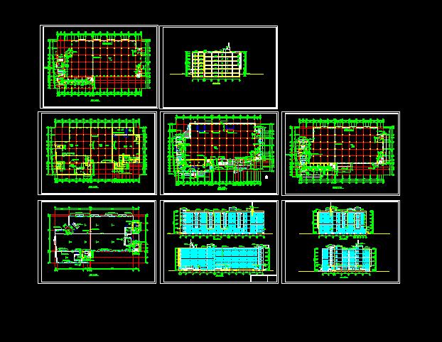 比较详细的厂房建筑设计施工图（共8张）_图1