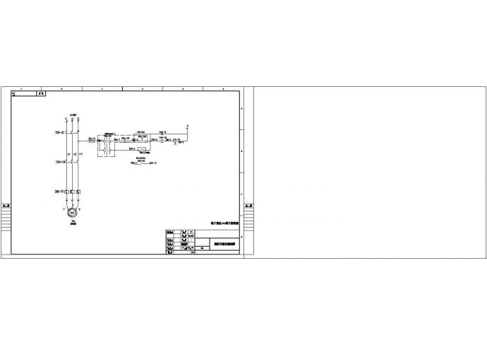 某地区450立方米高炉热风炉配电设备接线电气cad设计图_图1