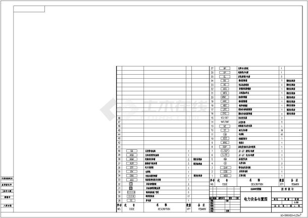 某地区12500吨货船电力设备布置电气cad设计图-图一