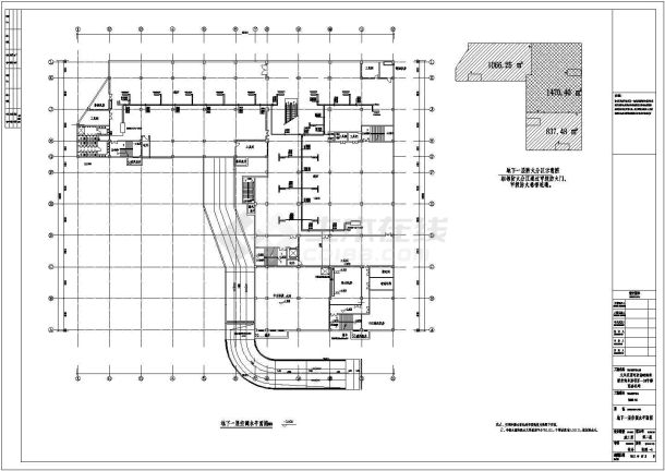 某地三层商住楼空调系统设计施工图-图一