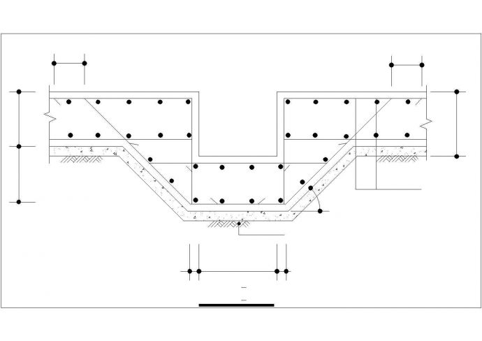 地下室底板集水井及集水沟cad大样设计精简图_图1