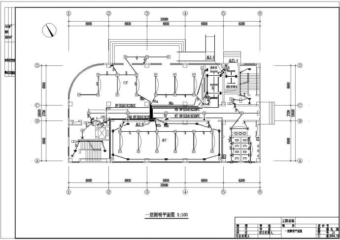 某高层办公楼全套电气施工设计图纸_图1