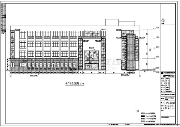 台科厂房综合楼框架结构全套施工图纸-图一