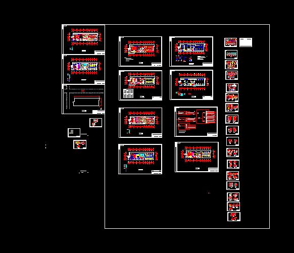 比较详细的一套大型酒吧建筑cad设计施工图（共30张）