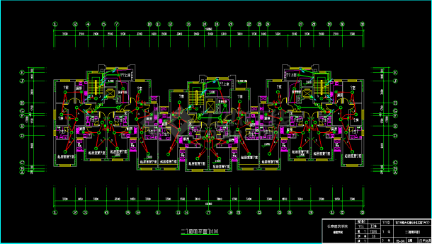 11936平米剪力墙结构住宅楼电气图 毕业设计（含图纸）-图二