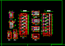 岳堤超市建筑施工方案CAD图纸全套-图二