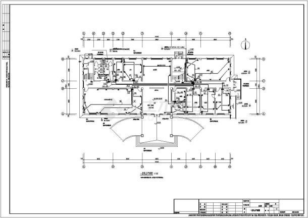 某二层办公楼全套电气设计施工图纸-图一