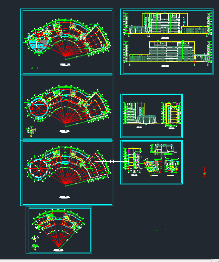 某地区文管所办公楼建筑设计CAD施工图-图一