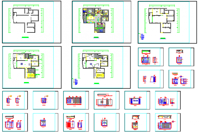 某住宅室内装修设计图（共21张）_图1