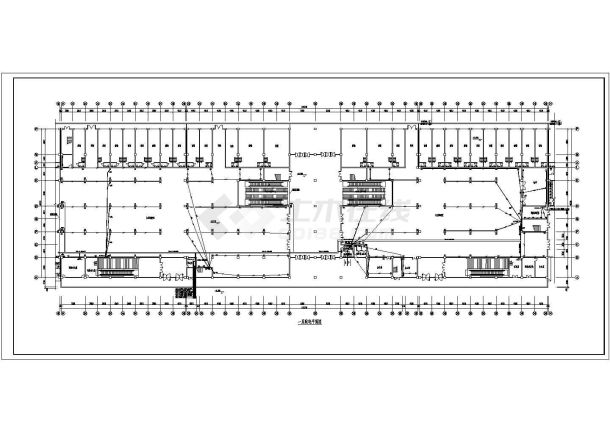 某客运总站电气设计施工图纸（强弱电）-图二