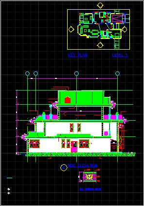 某豪华别墅图建筑CAD设计施工图-图二