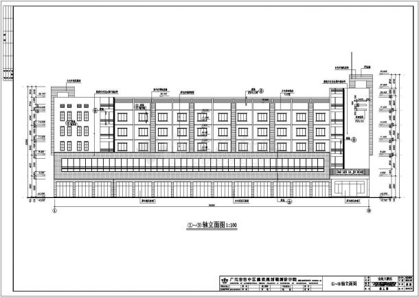 某六层酒店建筑详细全套施工CAD图-图一