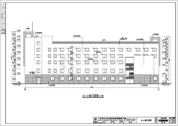 某六层酒店建筑详细全套施工CAD图-图二