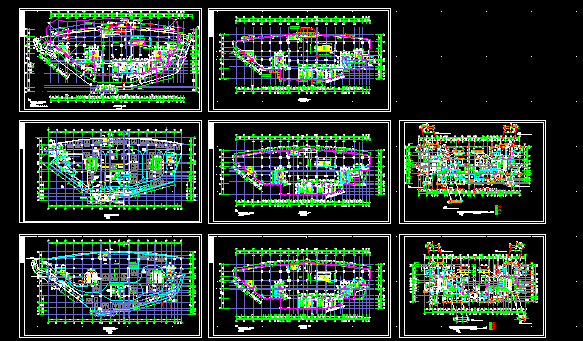 高层住宅平面建筑施工CAD设计图纸_图1