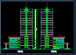 比较受欢迎的高层酒店CAD方案图纸_图1