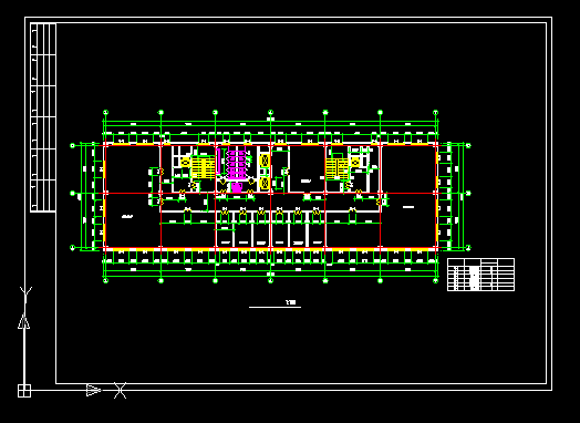某地高层商务办公楼建筑CAD设计图_图1