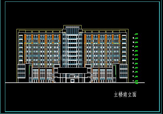 比较受欢迎的图书办公楼建筑设计图纸-图二